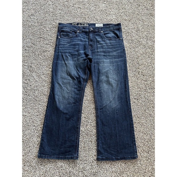 TK AXEL 38 X 30 (29.5) JEANS Slim Boot Stretch Denim Dark Wash WEARHARDER D24 - Picture 1 of 10